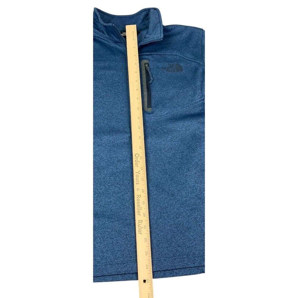 The North Face 1/4 Zip Pullover Top, Navy Blue, Mock Neck, Men’s Size Small - Picture 7 of 8